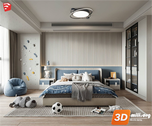 Children Room Scenes Skp FIles 